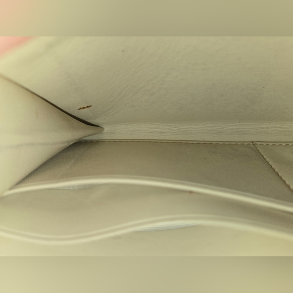 Miu Miu Cream Croc-Embossed Wallet - Picture 16 of 16